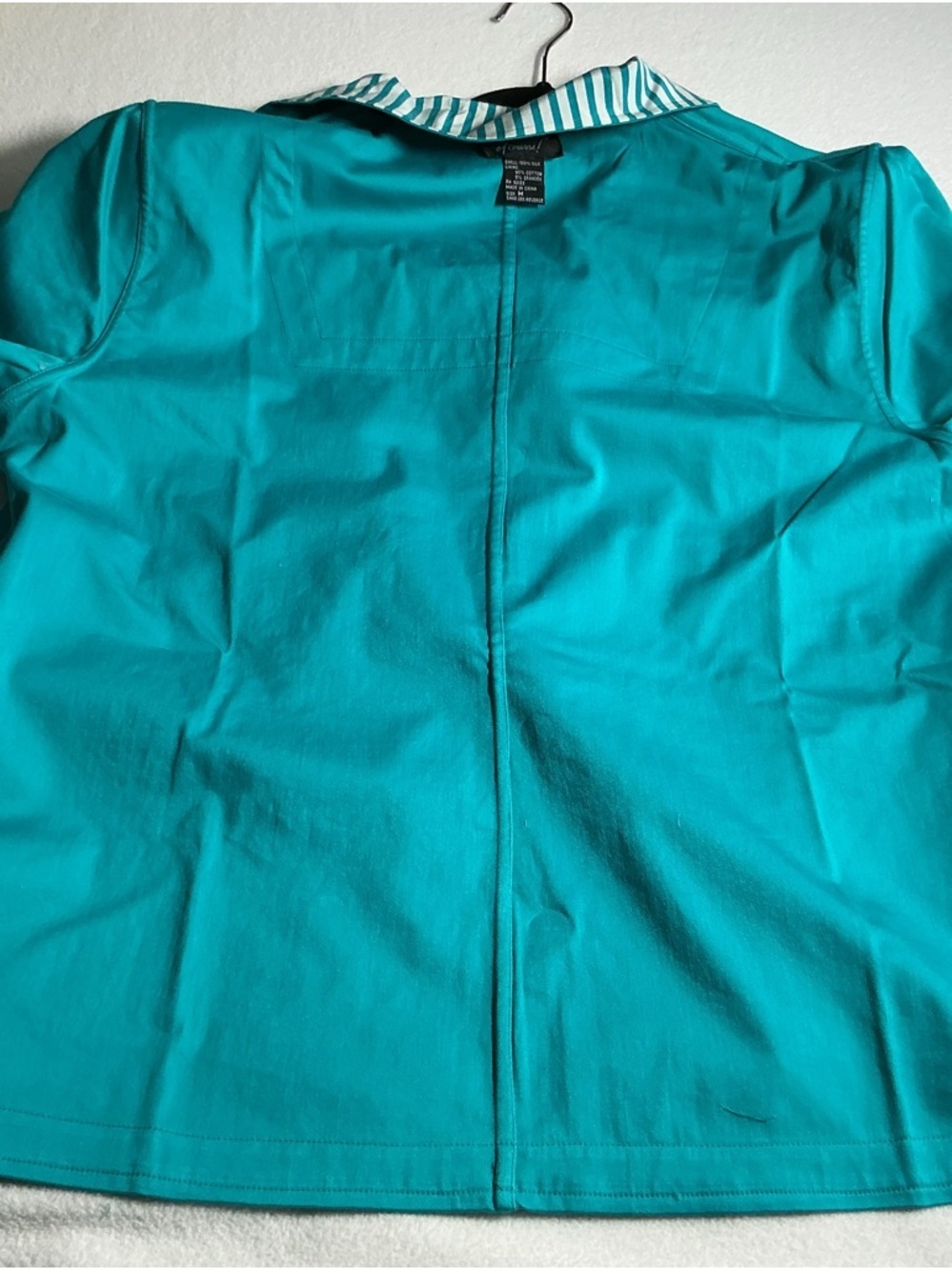 Koos silk reversible colorful jacket size medium - Picture 15 of 15